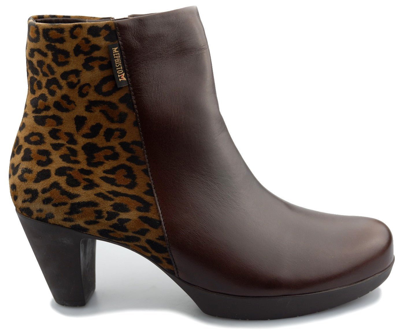 Dames enkellaarzen 'TOSIA' - bruin mix - ChaplinshoesDames enkellaarzen 'TOSIA' - bruin mixMephisto