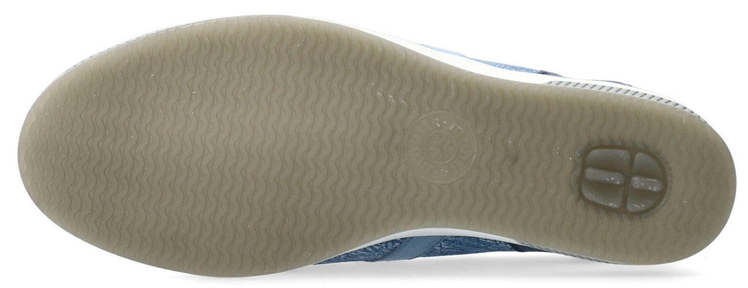 'TRUDIE' Zapatillas ergonómicas de mujer con cordones (H) y cremallera - Azul denim - Chaplinshoes'TRUDIE' zapatillas ergonómicas de mujer con cordones y cremallera de corte ancho (H) - Azul denimMephisto