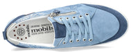 'TRUDIE' Zapatillas ergonómicas de mujer con cordones (H) y cremallera - Azul denim - Chaplinshoes'TRUDIE' zapatillas ergonómicas de mujer con cordones y cremallera de corte ancho (H) - Azul denimMephisto