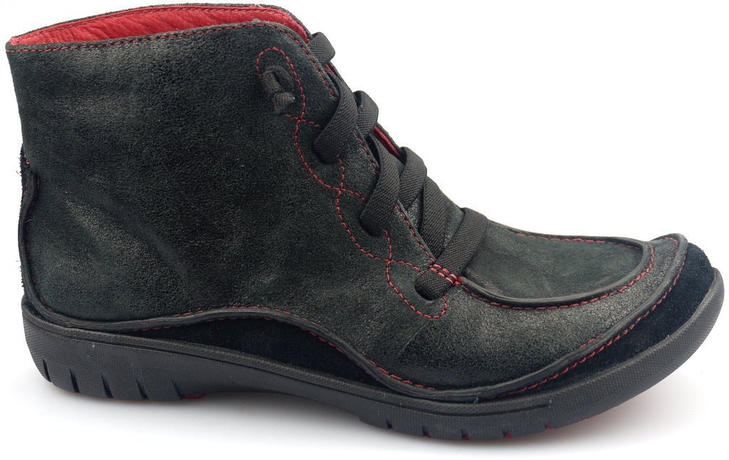 Dames enkellaars 'Un Moon' - Zwart - ChaplinshoesDames enkellaars 'In Moon' - Black Clarks