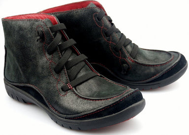 Dames enkellaars 'Un Moon' - Zwart - ChaplinshoesDames enkellaars 'In Moon' - Black Clarks