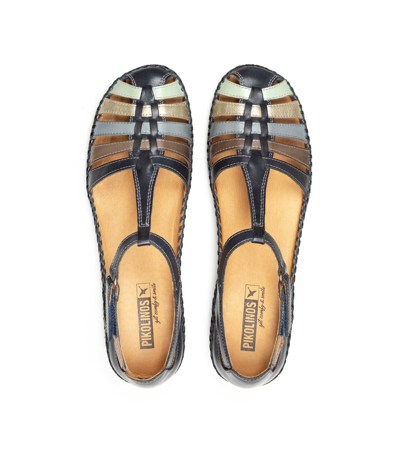 'P. Sandale pour femme Vallarta - bleu