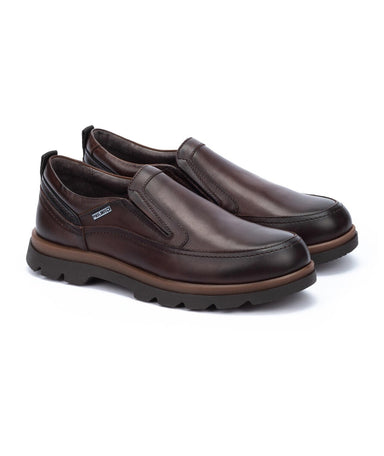 'Vigo' herenloafer - Donkerbruin - Chaplinshoes'Vigo' herenloafer - DonkerbruinPikolinos