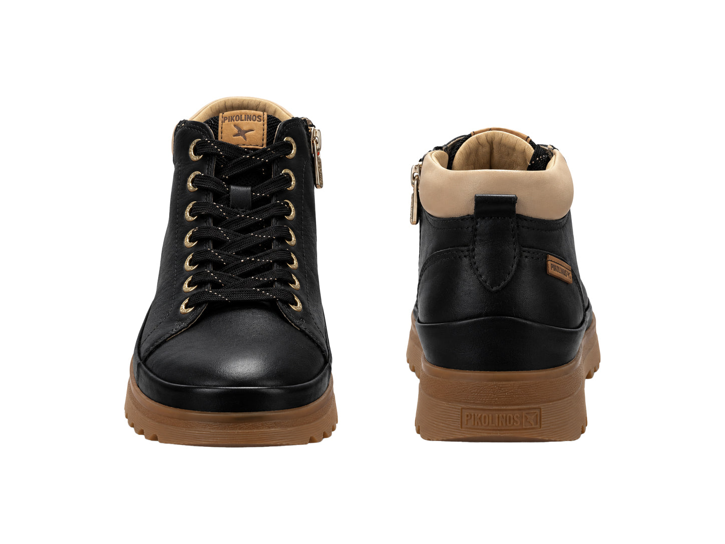 Sneaker style bottine pour femme 'Vigo' - noir