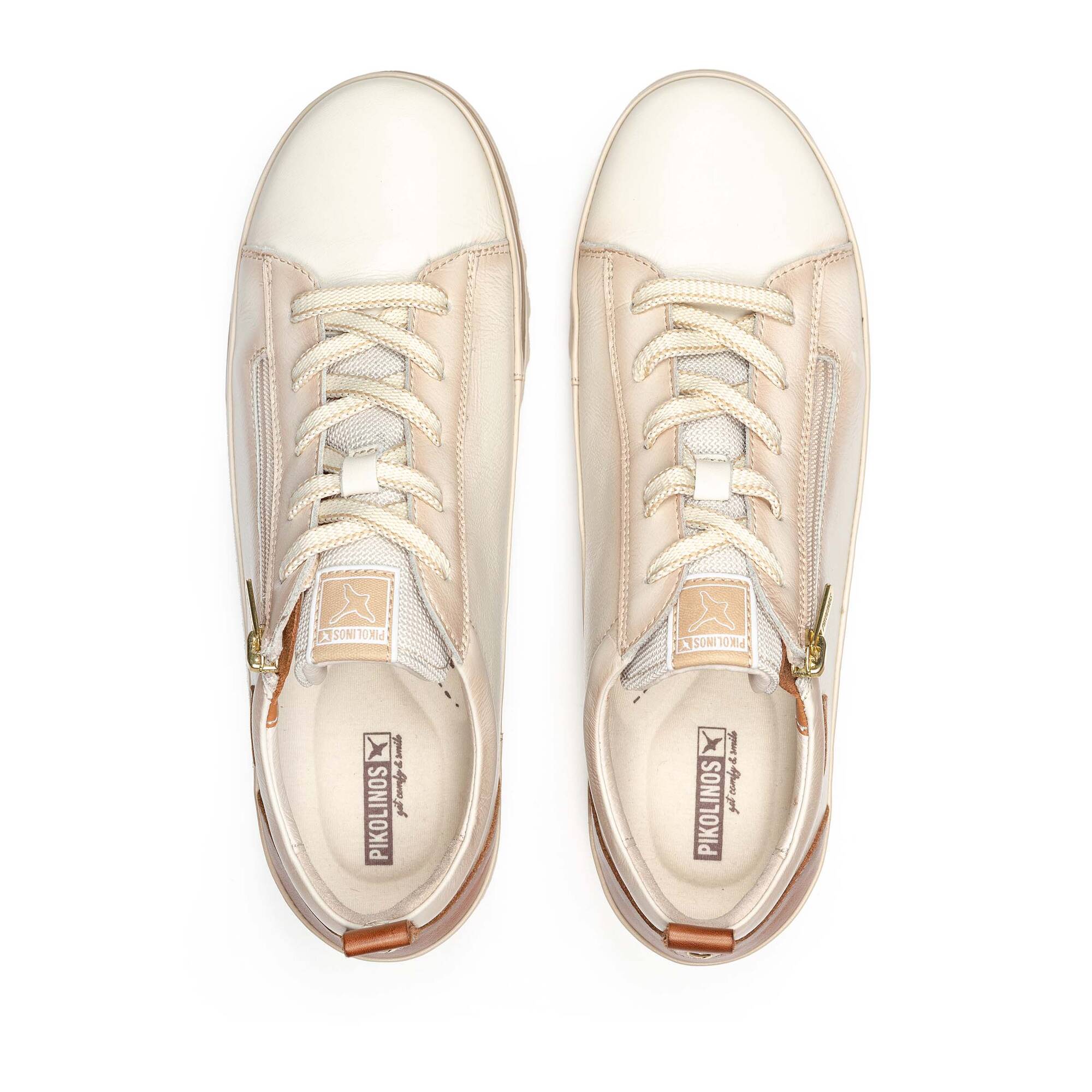 'Vigo' women's lace - up sneaker - off White - Chaplinshoes'Vigo' women's lace - up sneaker - off WhitePikolinos