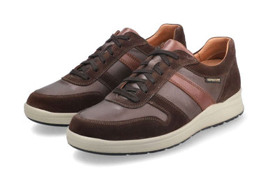 'Vito' heren sneaker met veters - bruin mix - ChaplinshoesHerensneaker met veters 'Vito' - bruin mixMephisto