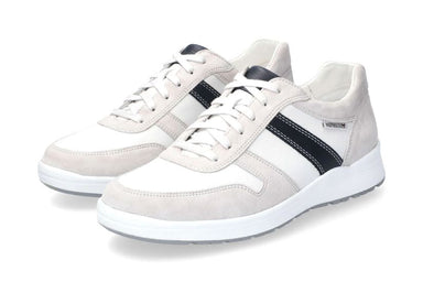 Heren sneaker met veters 'Vito' - wit mix - ChaplinshoesHerensneaker met veters 'Vito' - witte mixMephisto