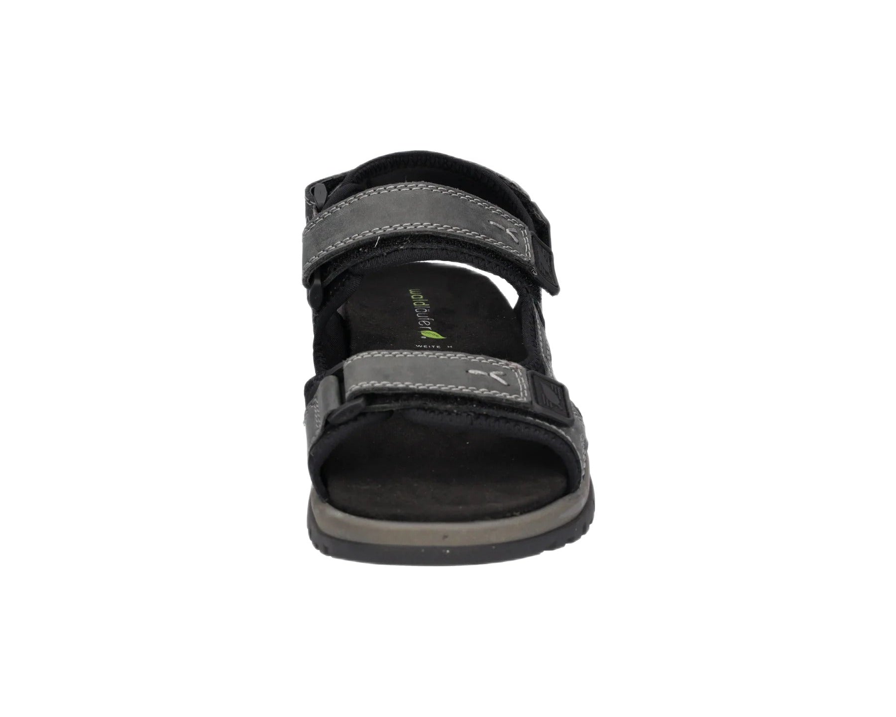 'H-Taro' herensandaal met brede pasvorm (H) - grijs