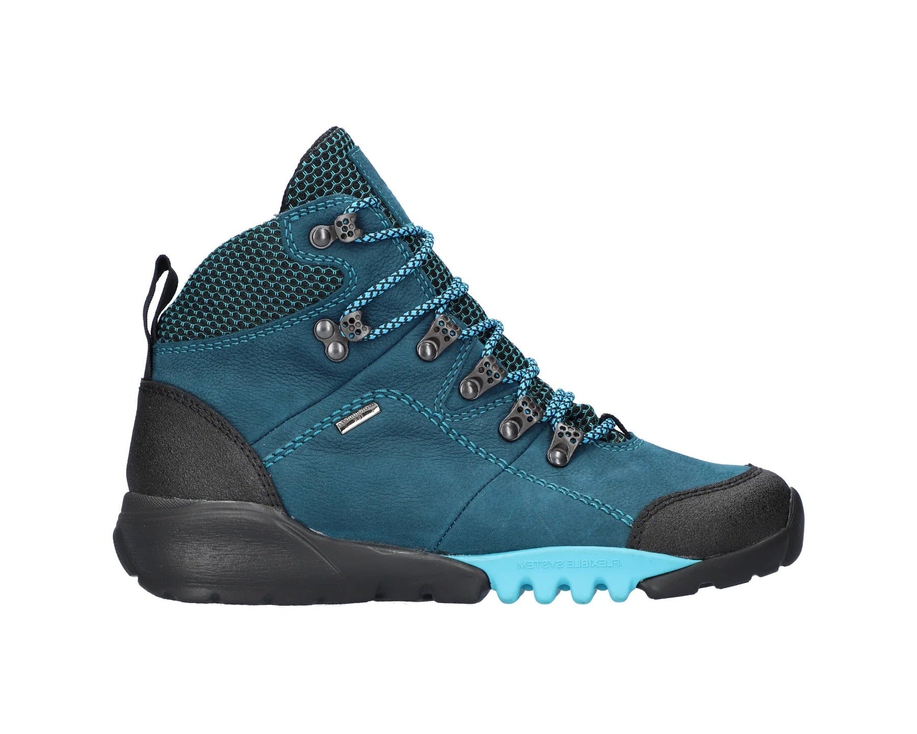 'H-Amiata' Bota impermeable para caminar de ajuste ancho (H) para mujer - azul