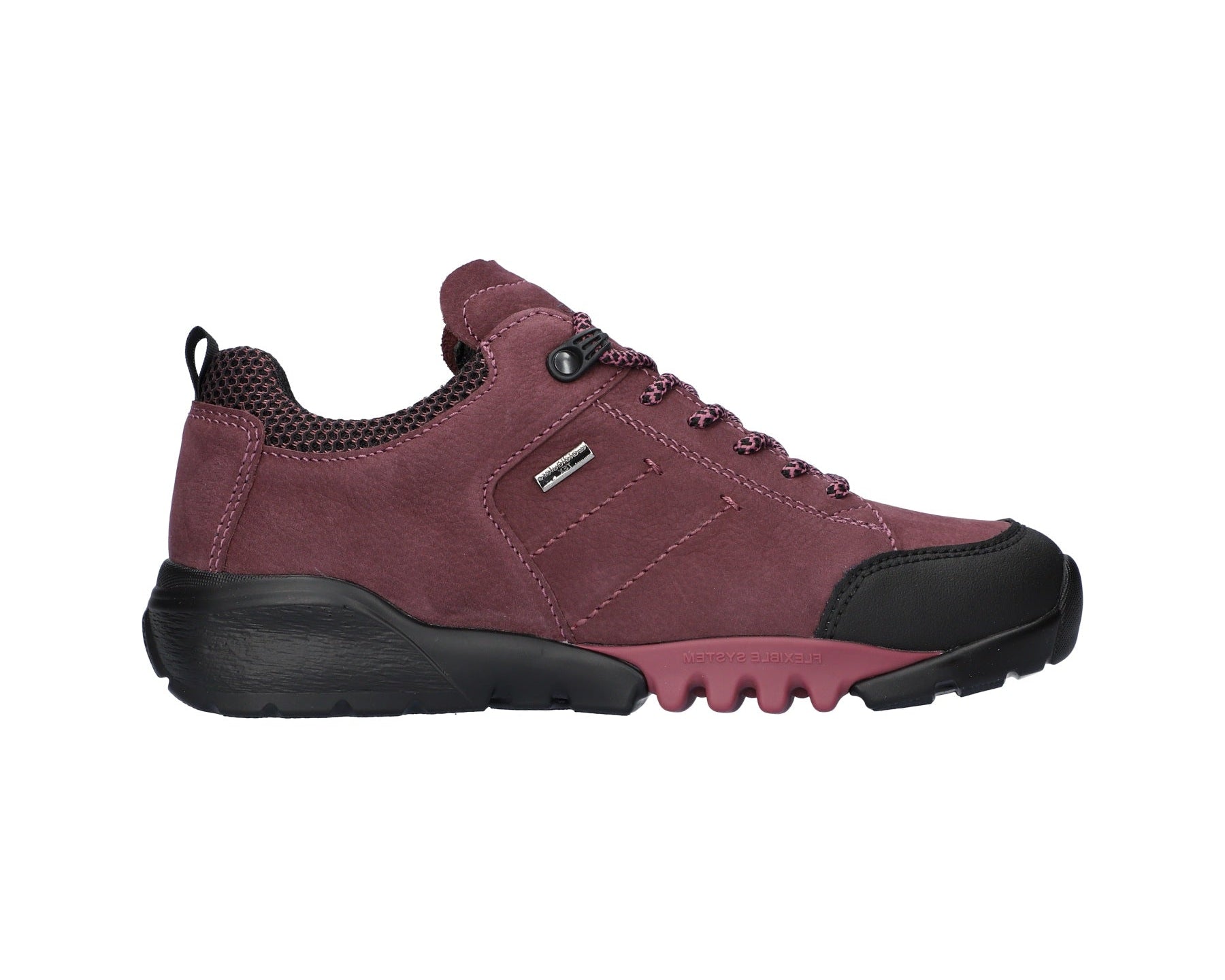 Sneaker da passeggio impermeabile da donna "H-Amiata" a vestibilità ampia (H) - rossa
