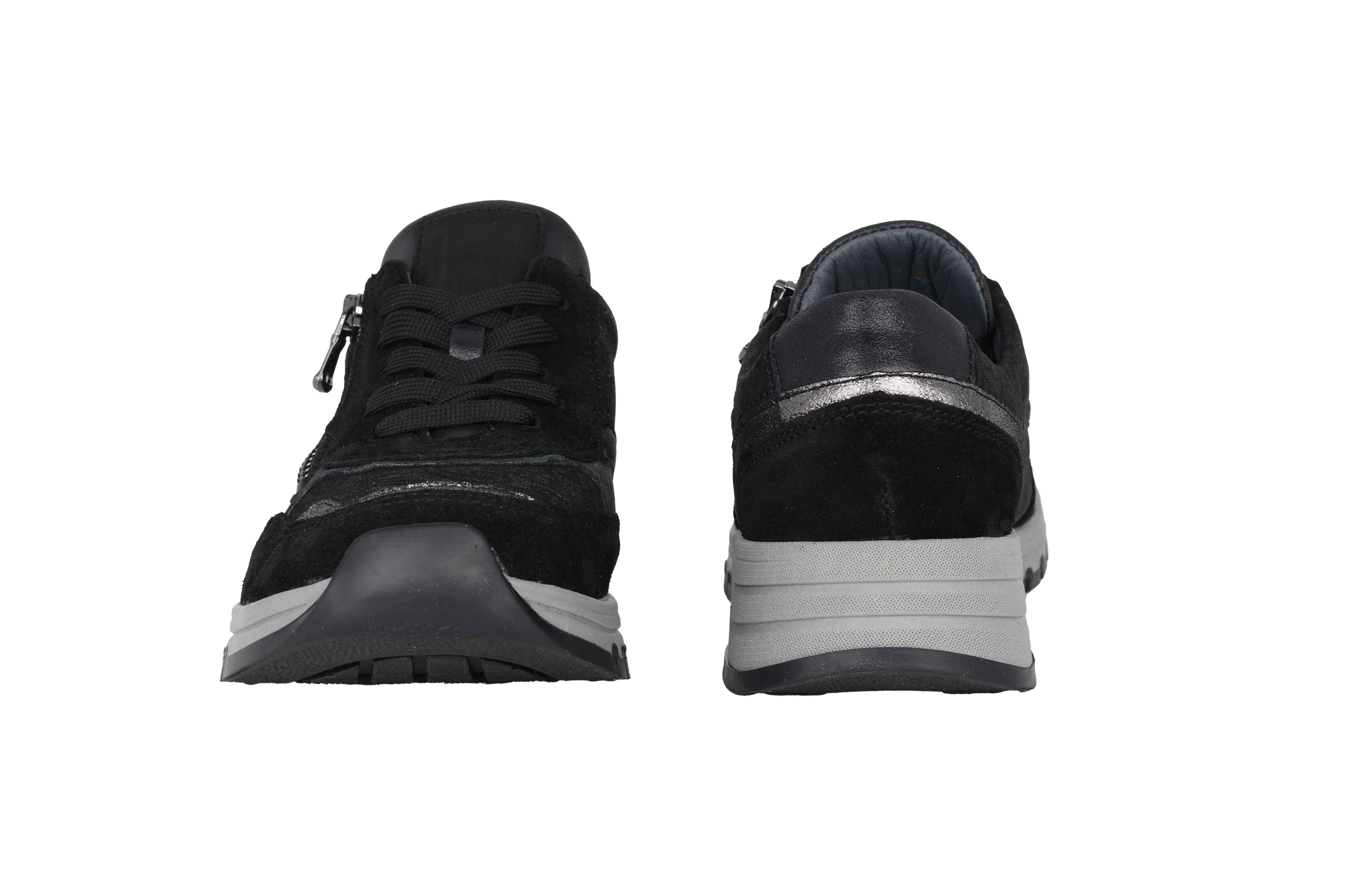 Damen-Sneaker „H-April“ mit weiter Passform (H) – Schwarz