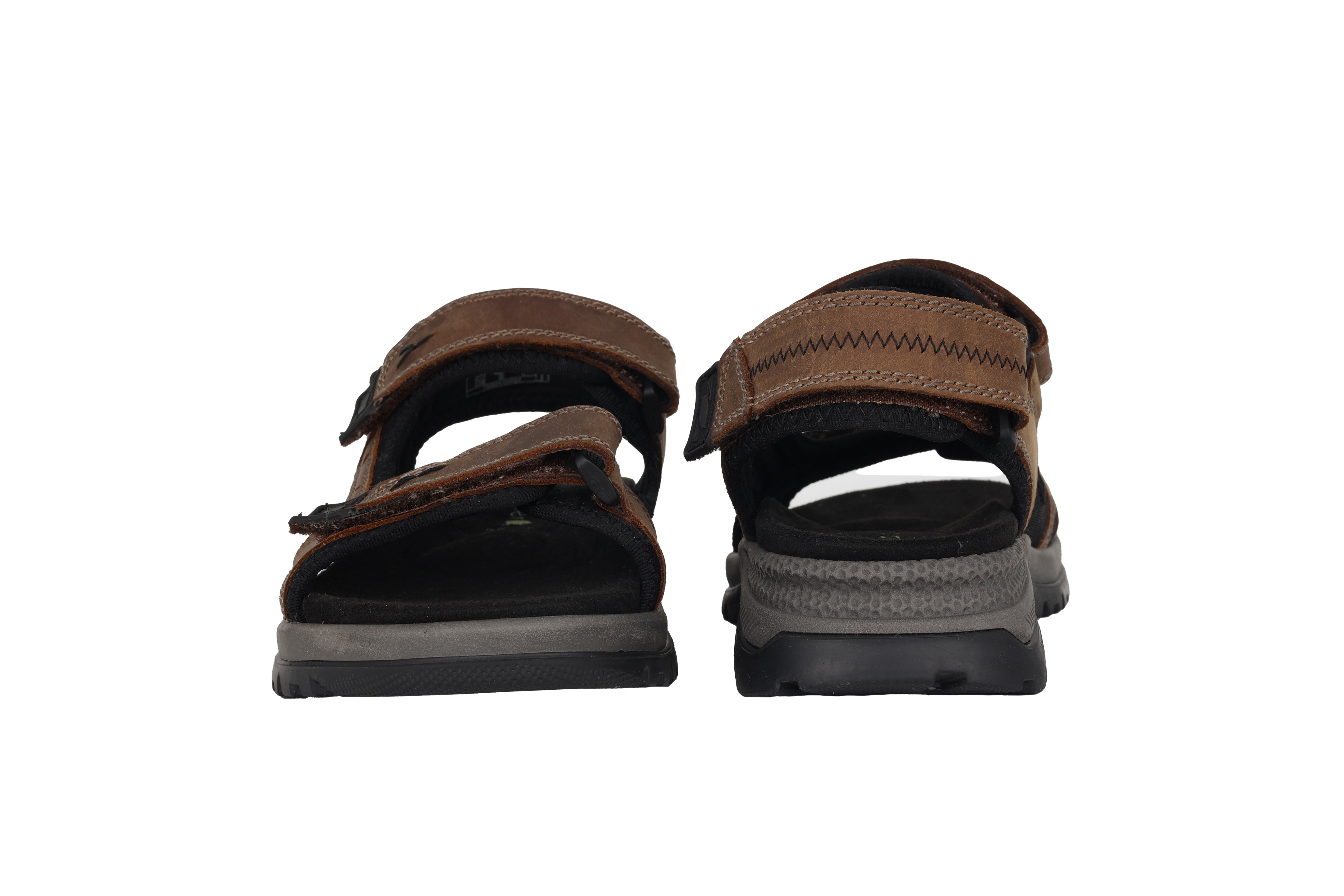 Sandale coupe large (H) pour hommes 'H-Taro' - marron