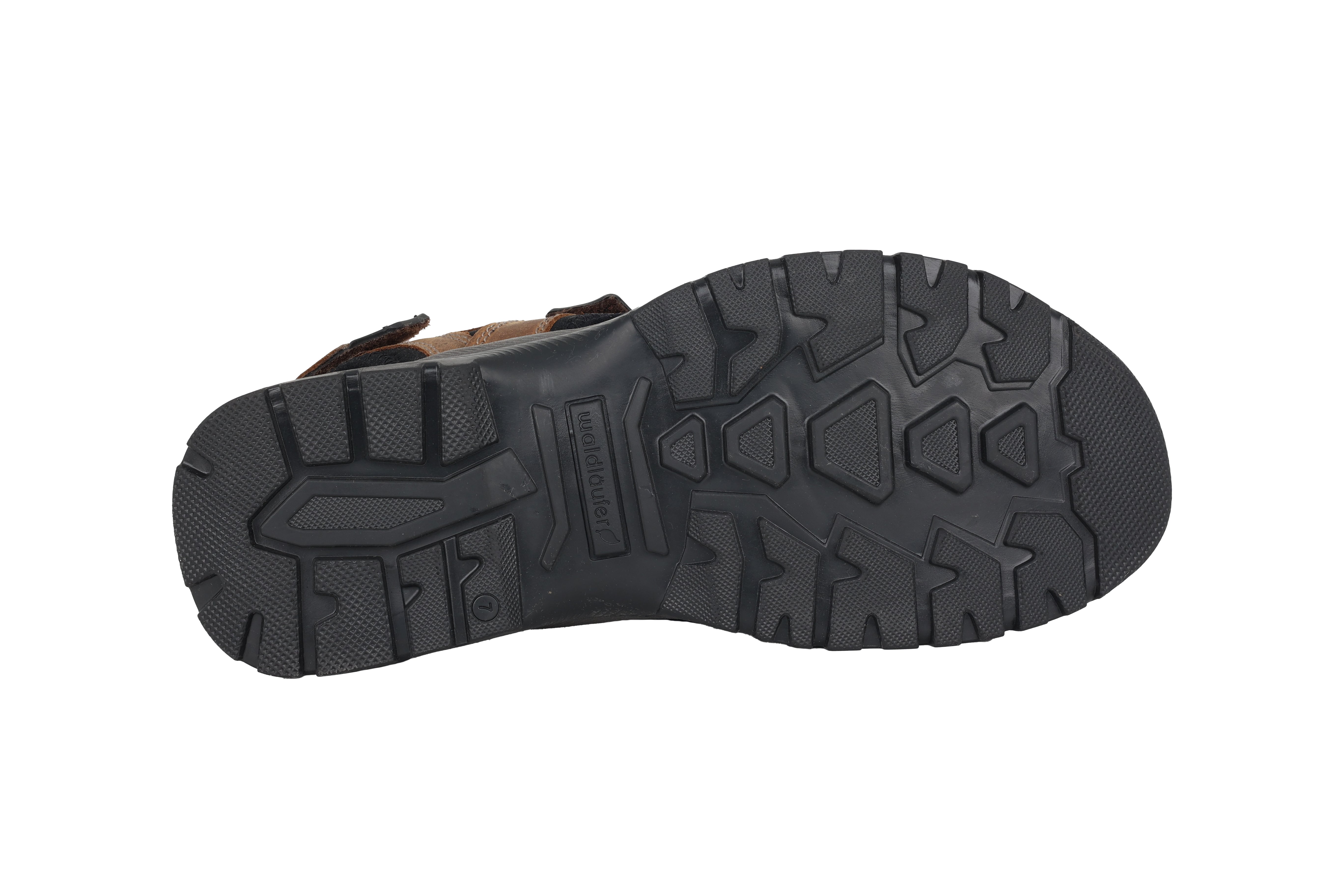 Sandale coupe large (H) pour hommes 'H-Taro' - marron