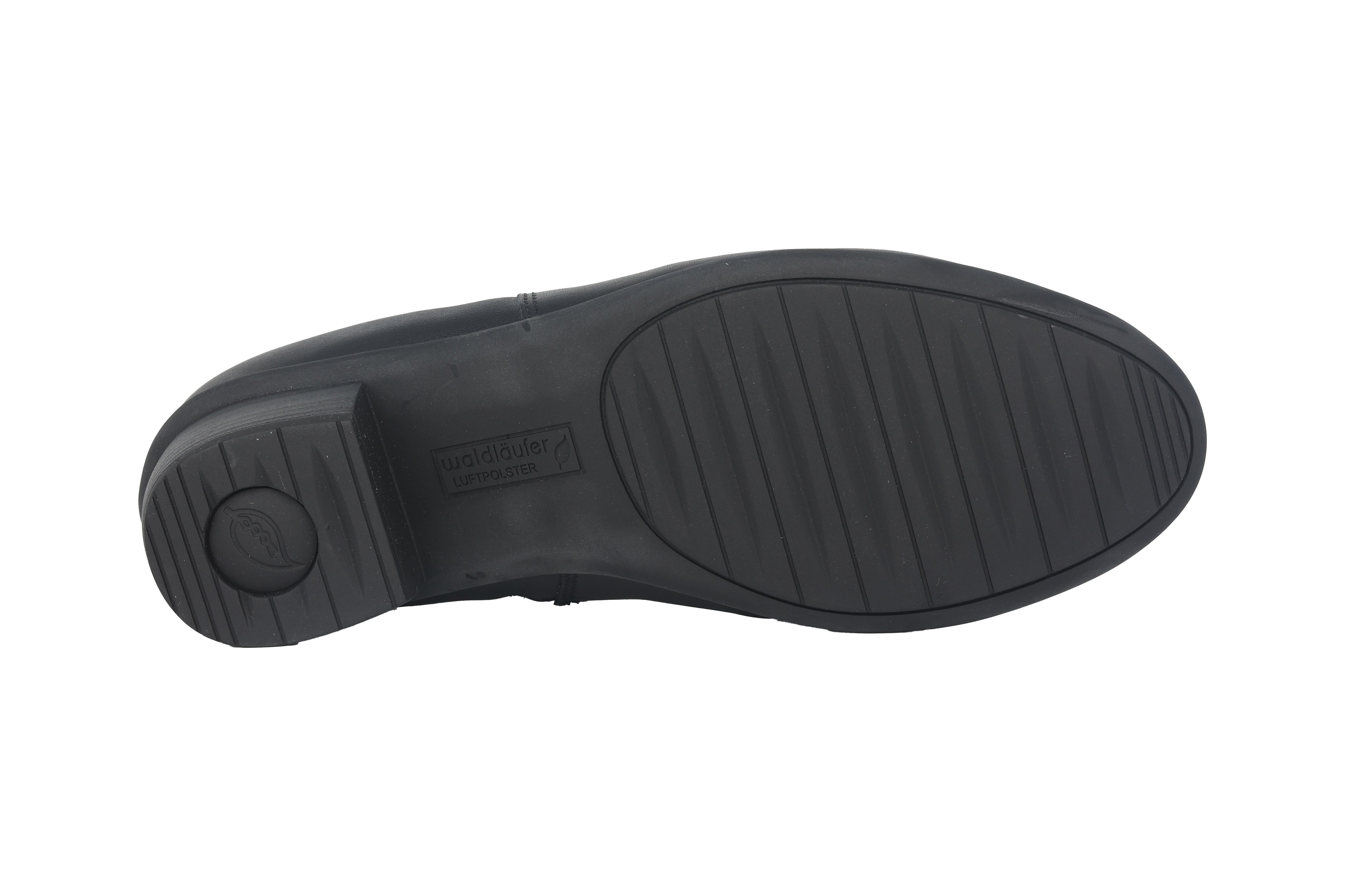 Stivaletto da donna a vestibilità ampia (H) 'Haifi' - Nero