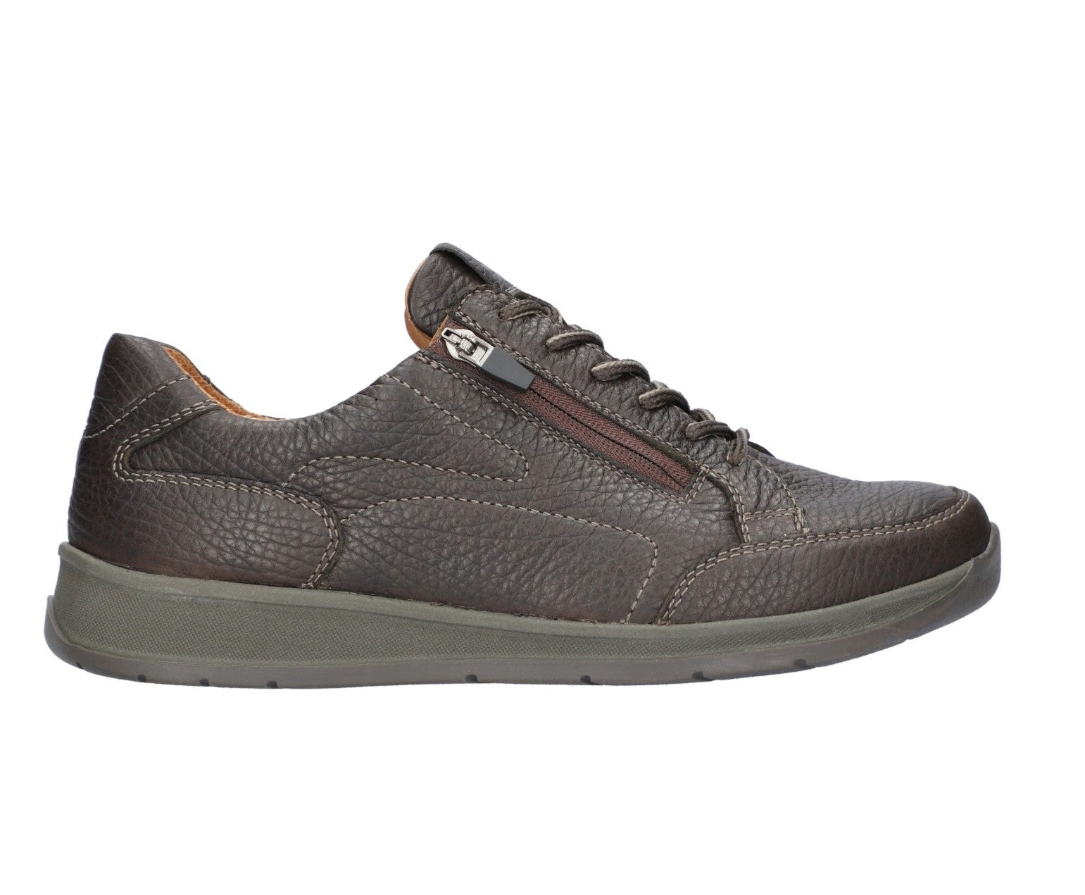 'K-John' herre sneaker med meget bred pasform (K) - brun