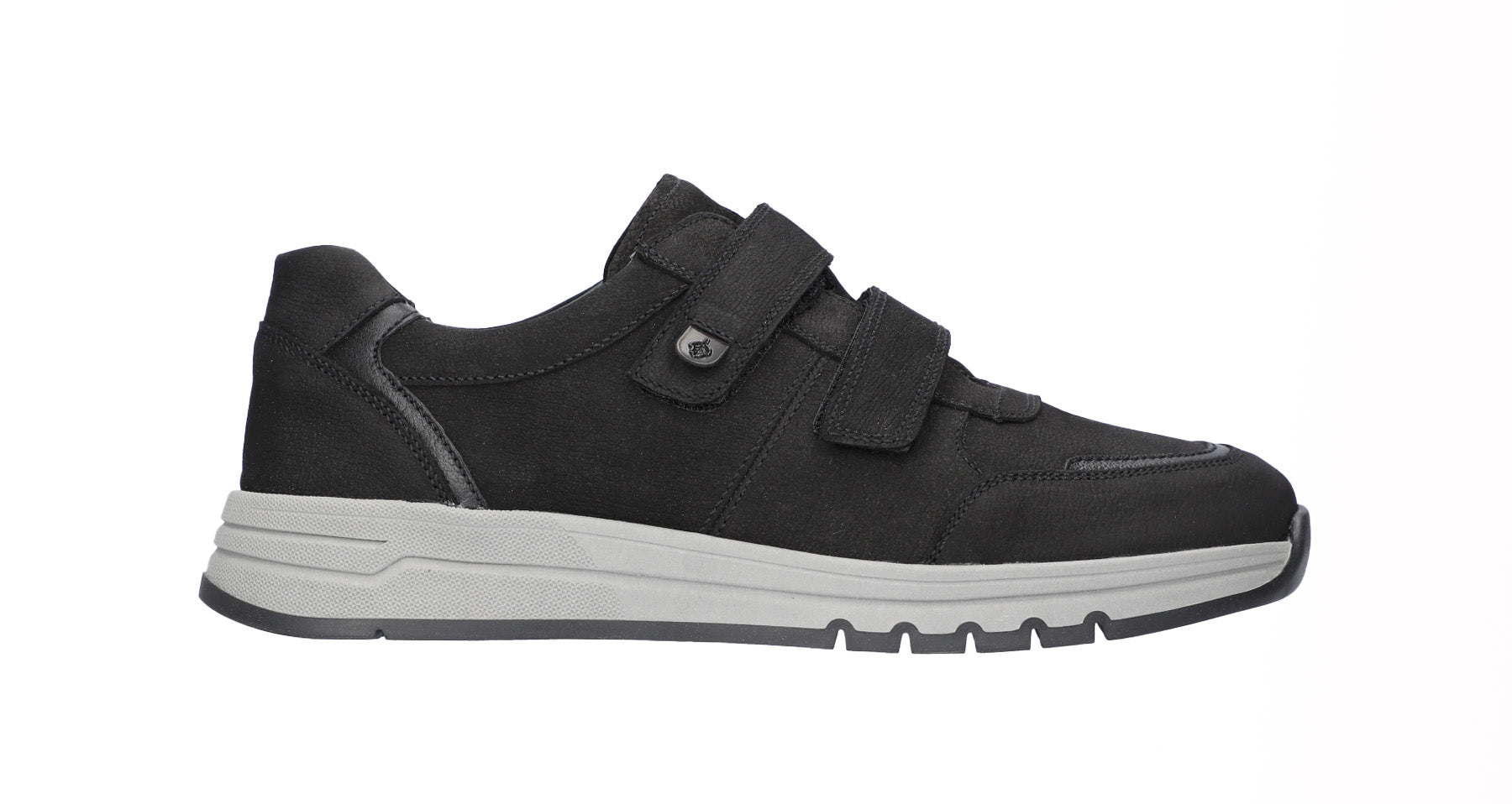 Herren-Sneaker 'H-Anton' mit weiter Passform (H) - Schwarz