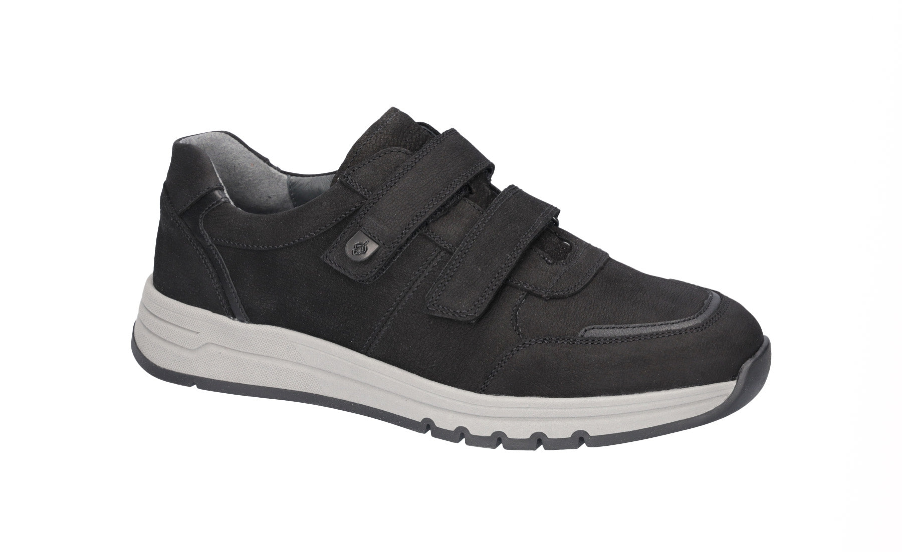 Herren-Sneaker 'H-Anton' mit weiter Passform (H) - Schwarz