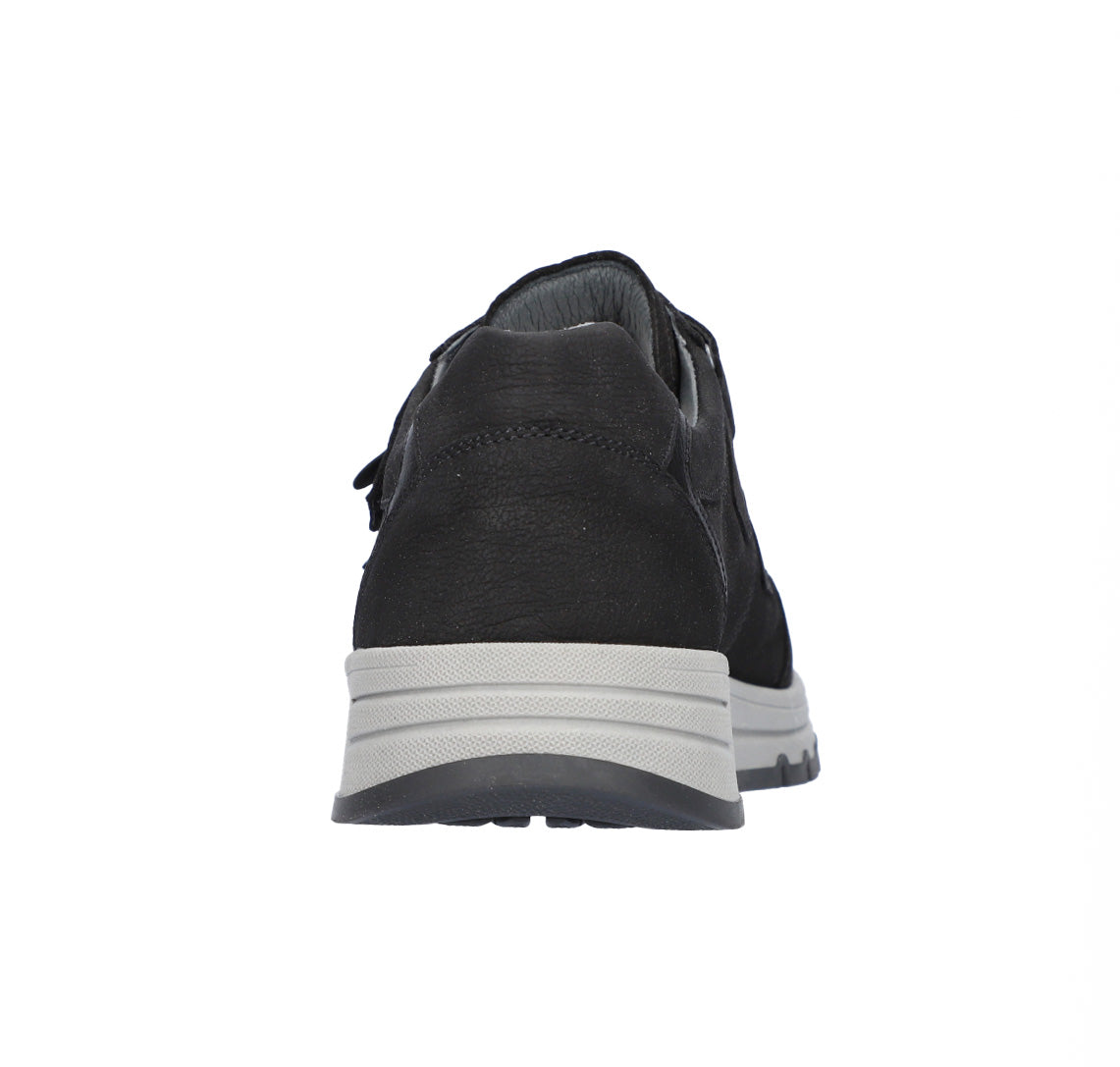 Herren-Sneaker 'H-Anton' mit weiter Passform (H) - Schwarz
