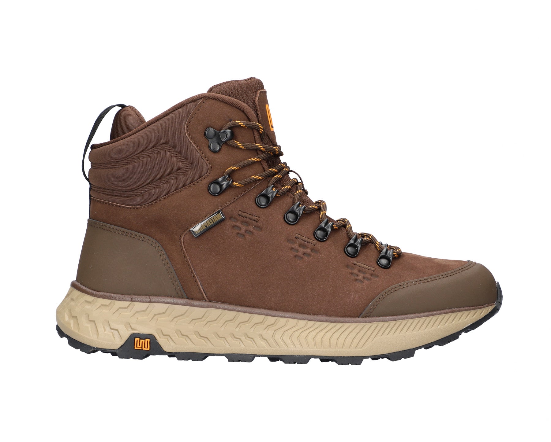 'H-Michi' men's wide fit (H) ankle boot - brown