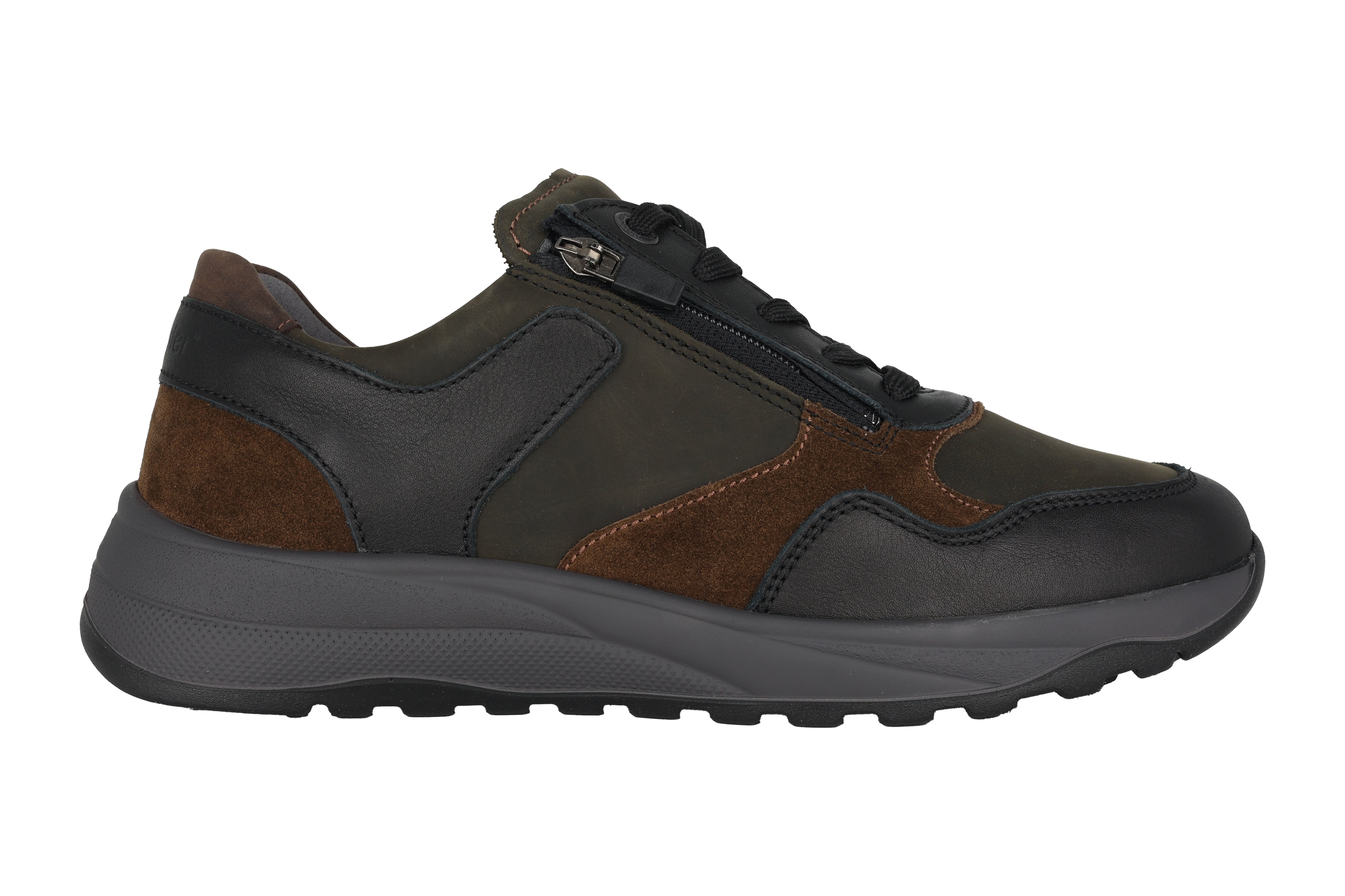 Sneaker allacciata da uomo "K-John" con vestibilità molto ampia (K) - Marrone