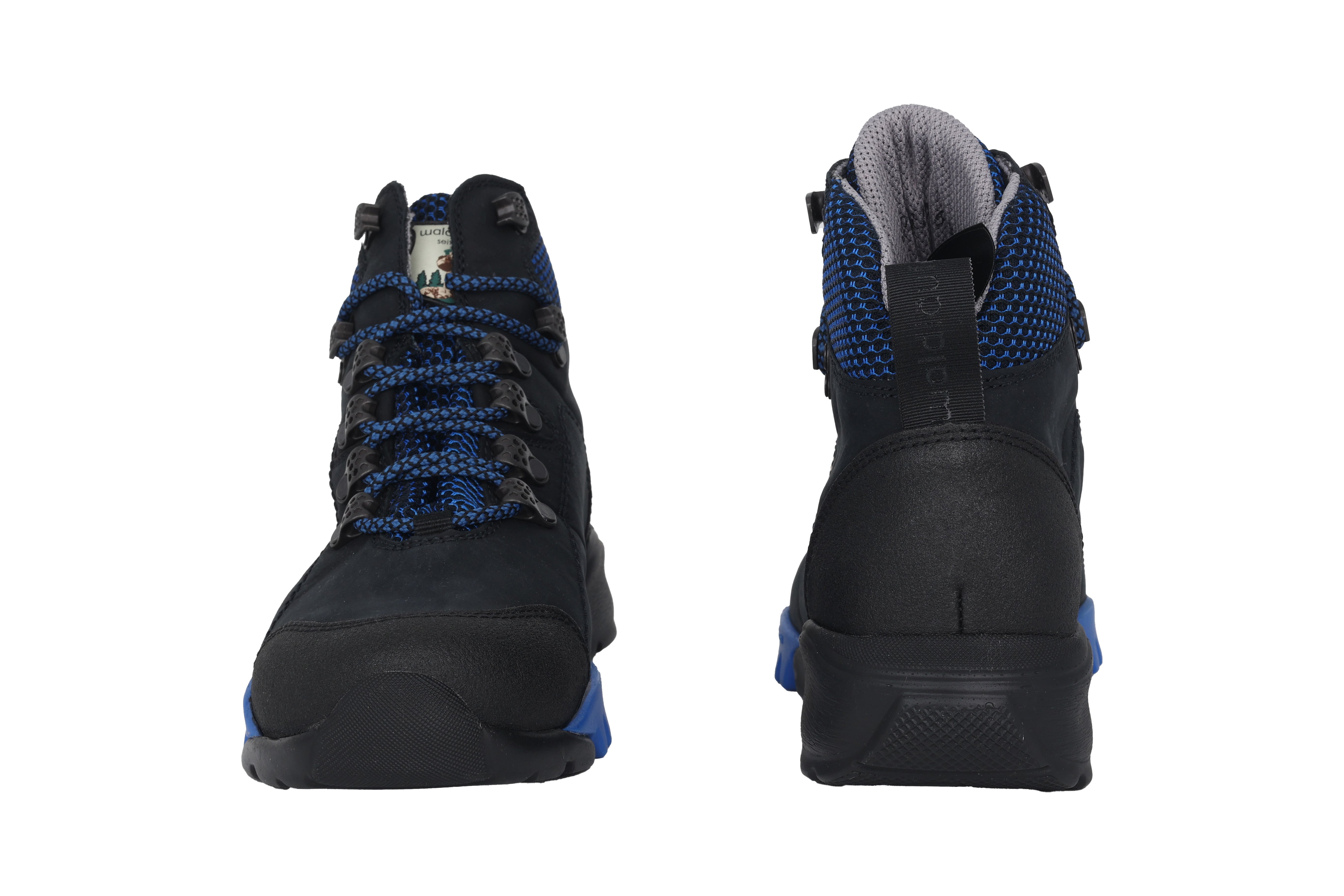 Wasserdichter Outdoor-Stiefel „H-Amiata“ für Damen mit weiter Passform (H) – Schwarz