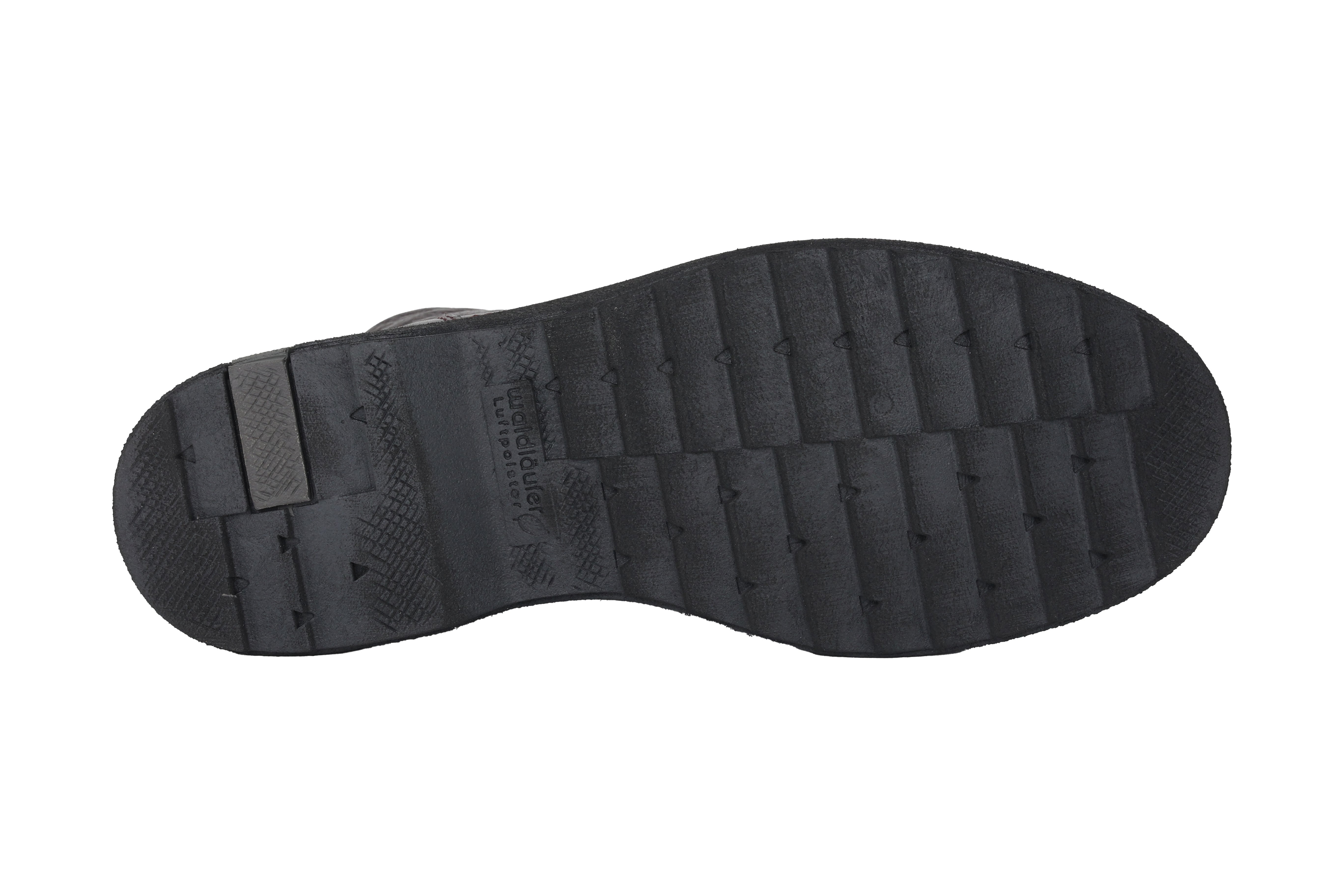 Stivale con zip e lacci da donna "Kitomi" con vestibilità molto ampia (K) - viola