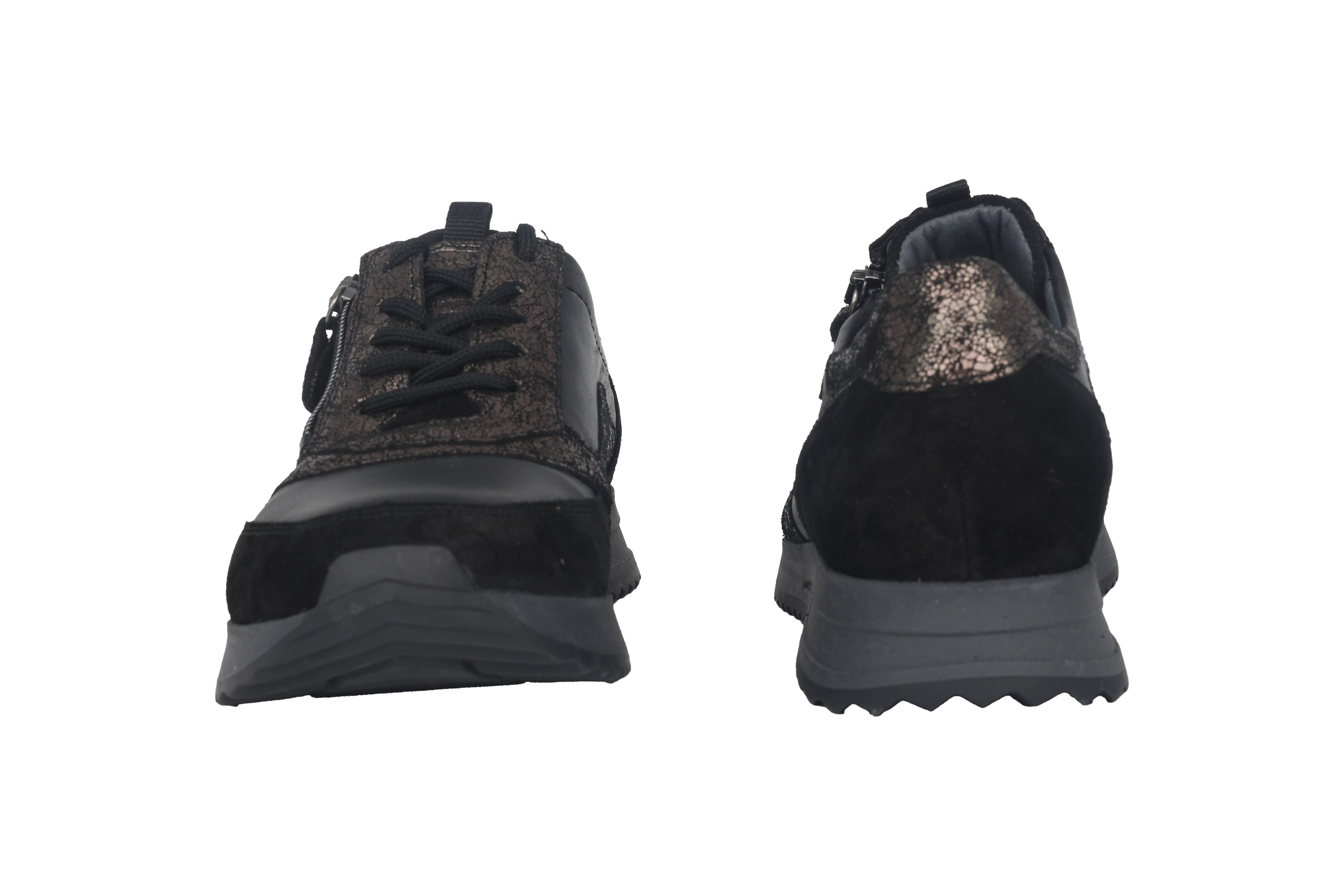 'H-Vicky' women's wide fit (H) sneakers - black