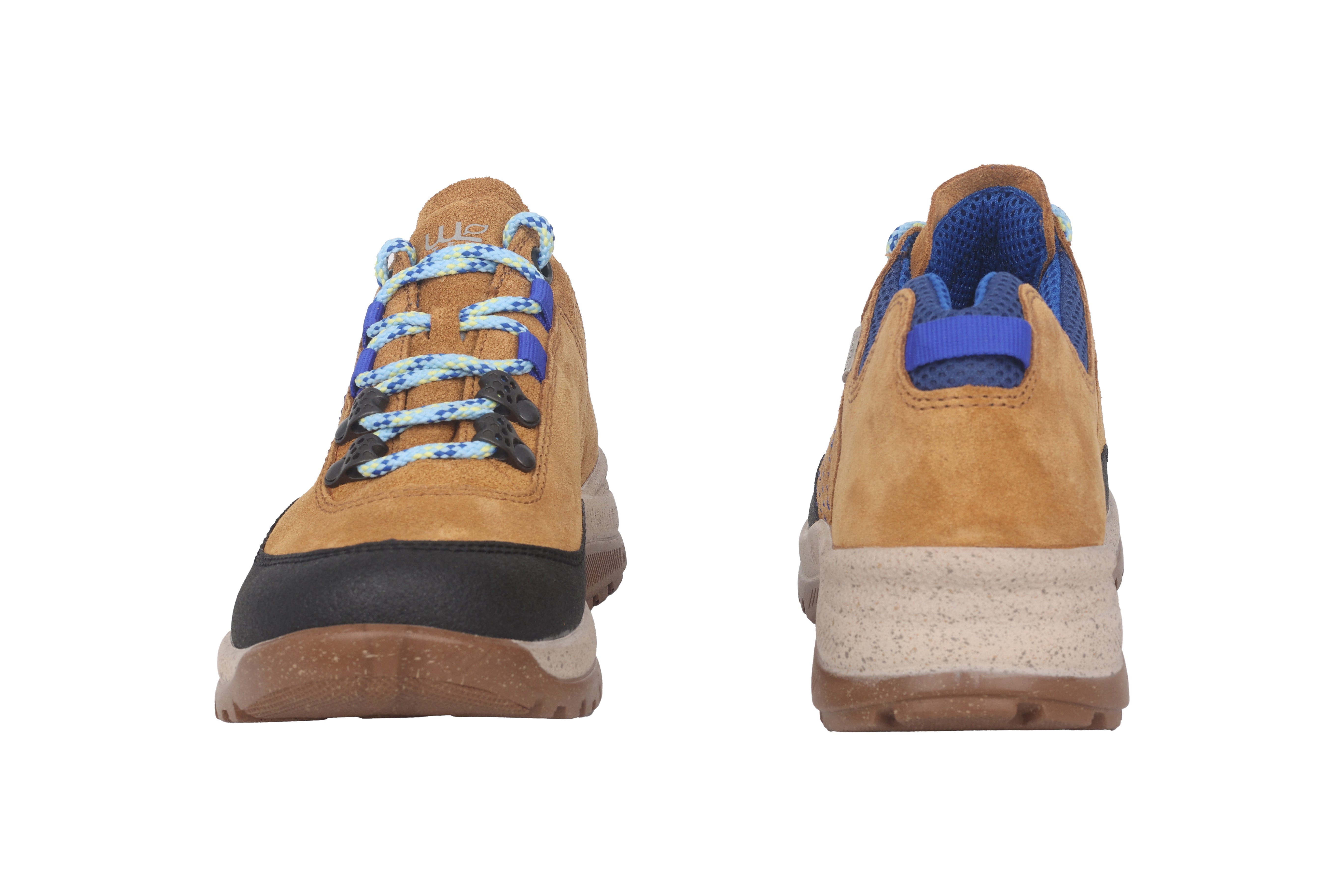 'H-Momo' waterdichte dameswandelschoenen met brede pasvorm (H) - bruin