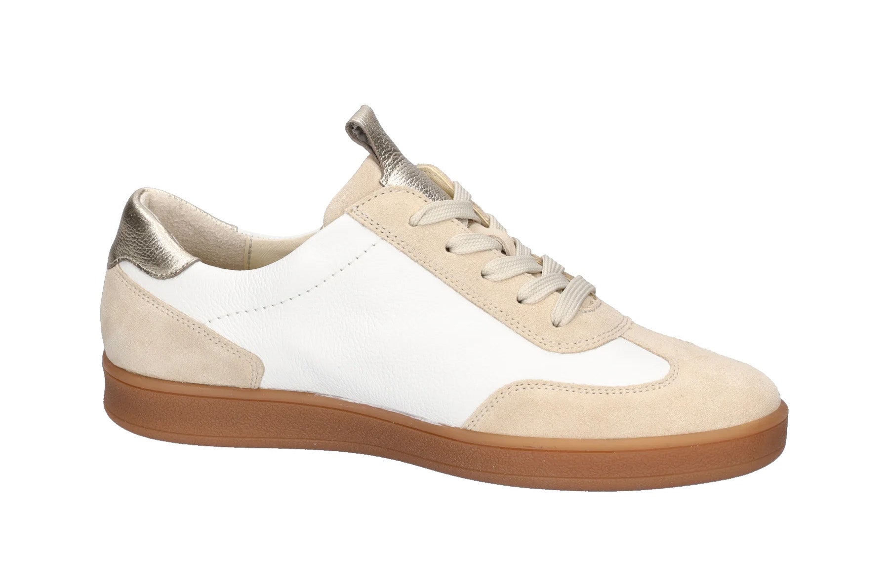 Basket femme coupe large (H) à lacets et zip 'H-Daisy' - multicolore