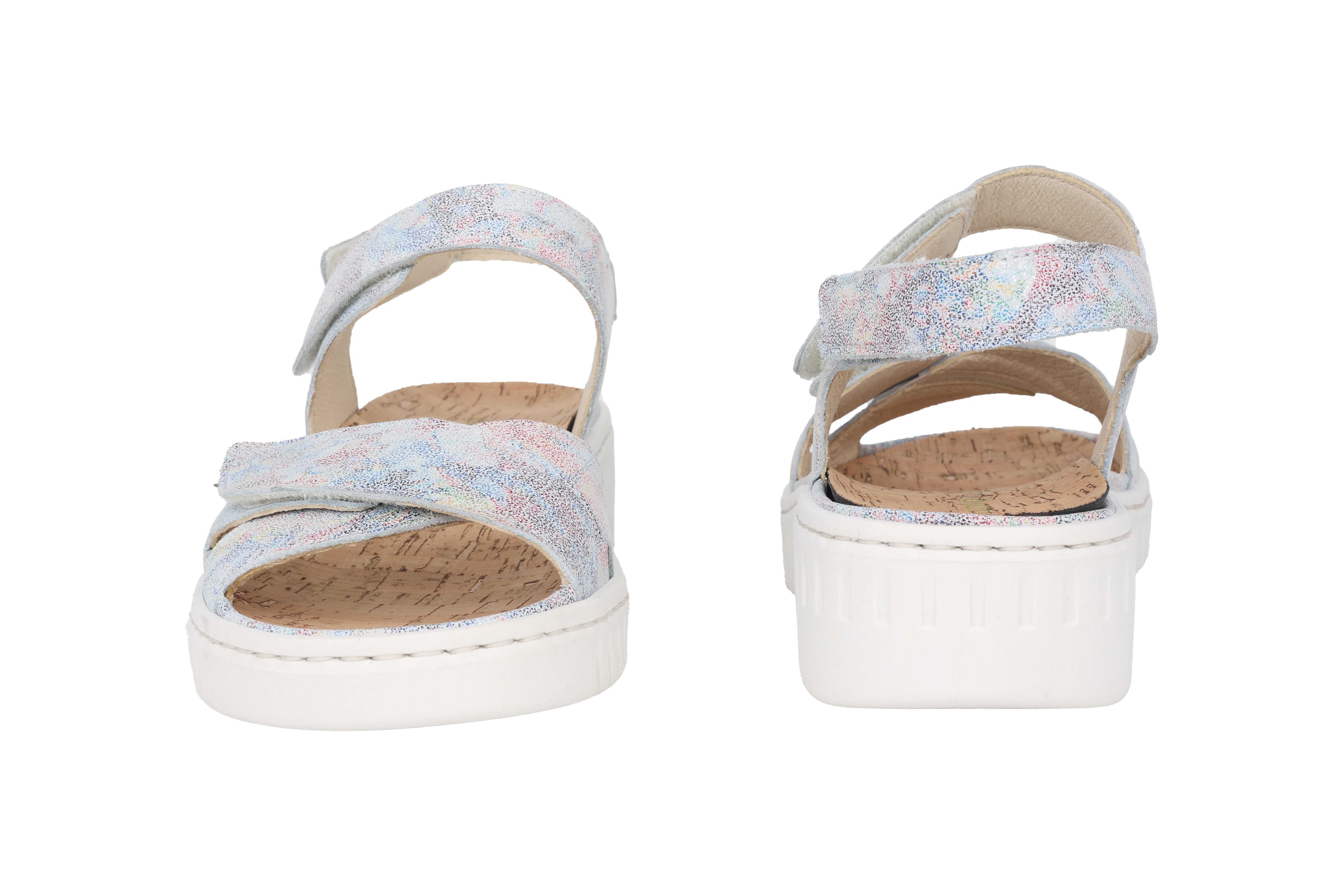 Sandalo da donna con vestibilità ampia (H) "H-Willow" - multicolore