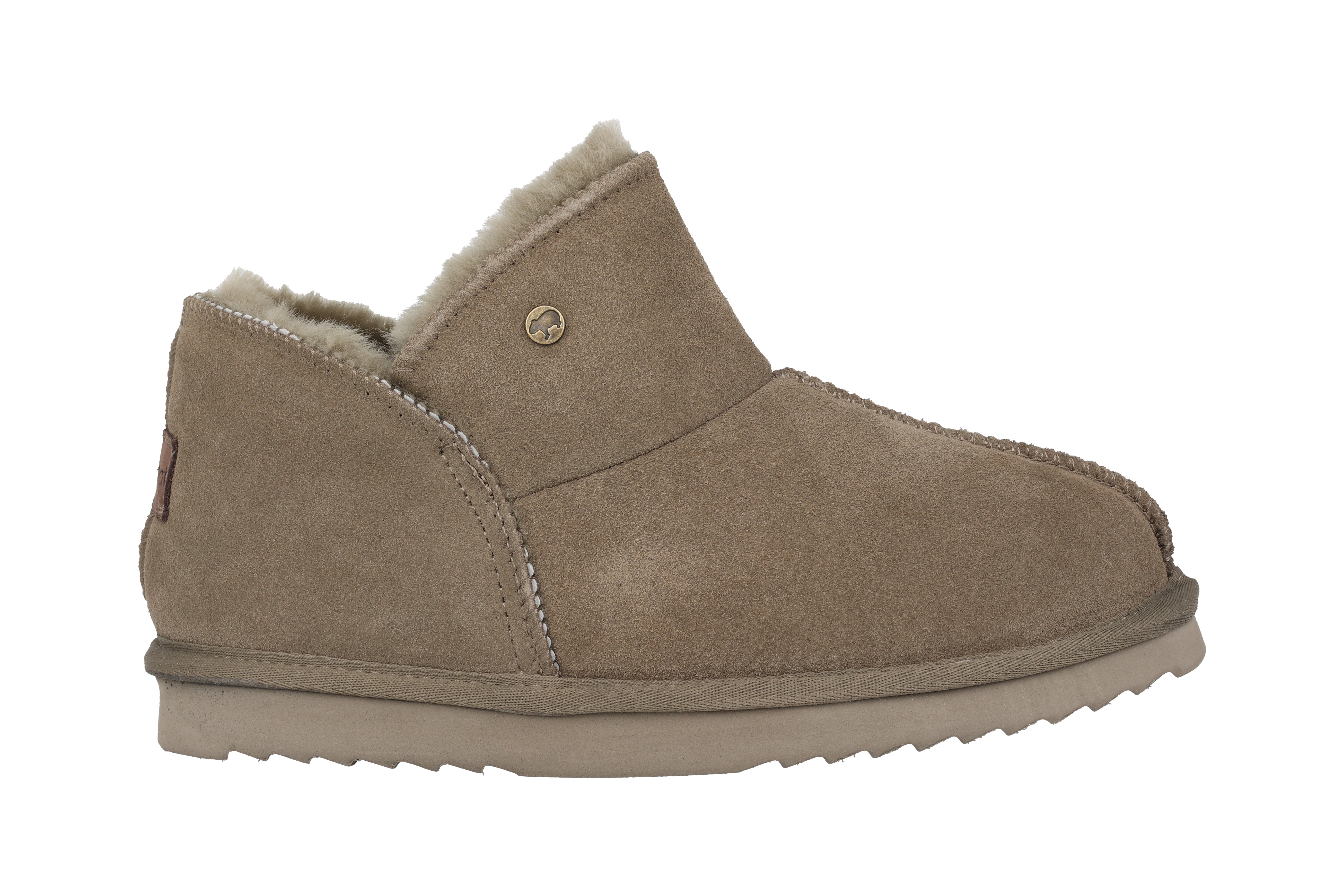 Warm gefütterte Hausschuhe „Willow“ für Damen – Grün