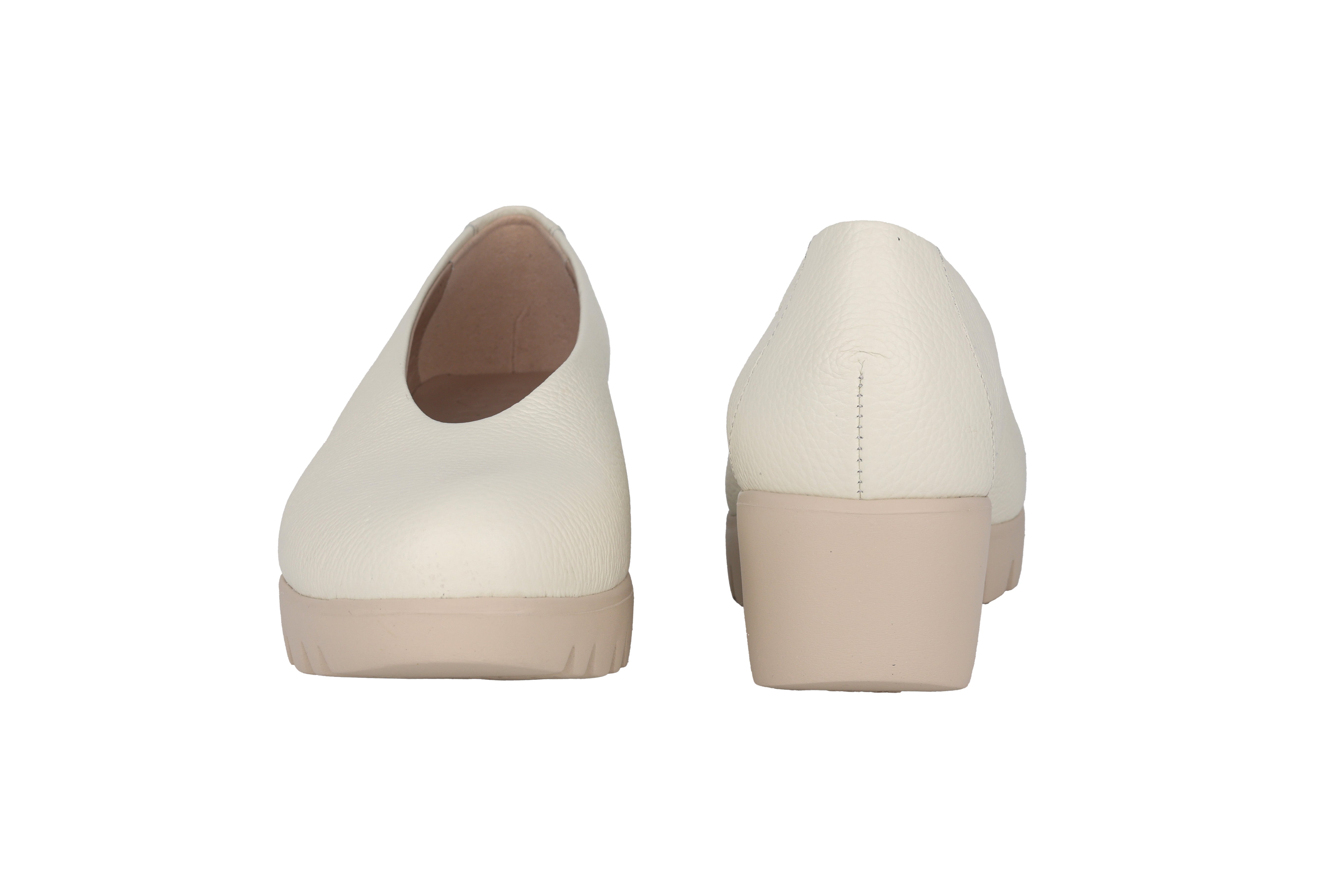 'Fly' women's wedge loafer pumps - Off White