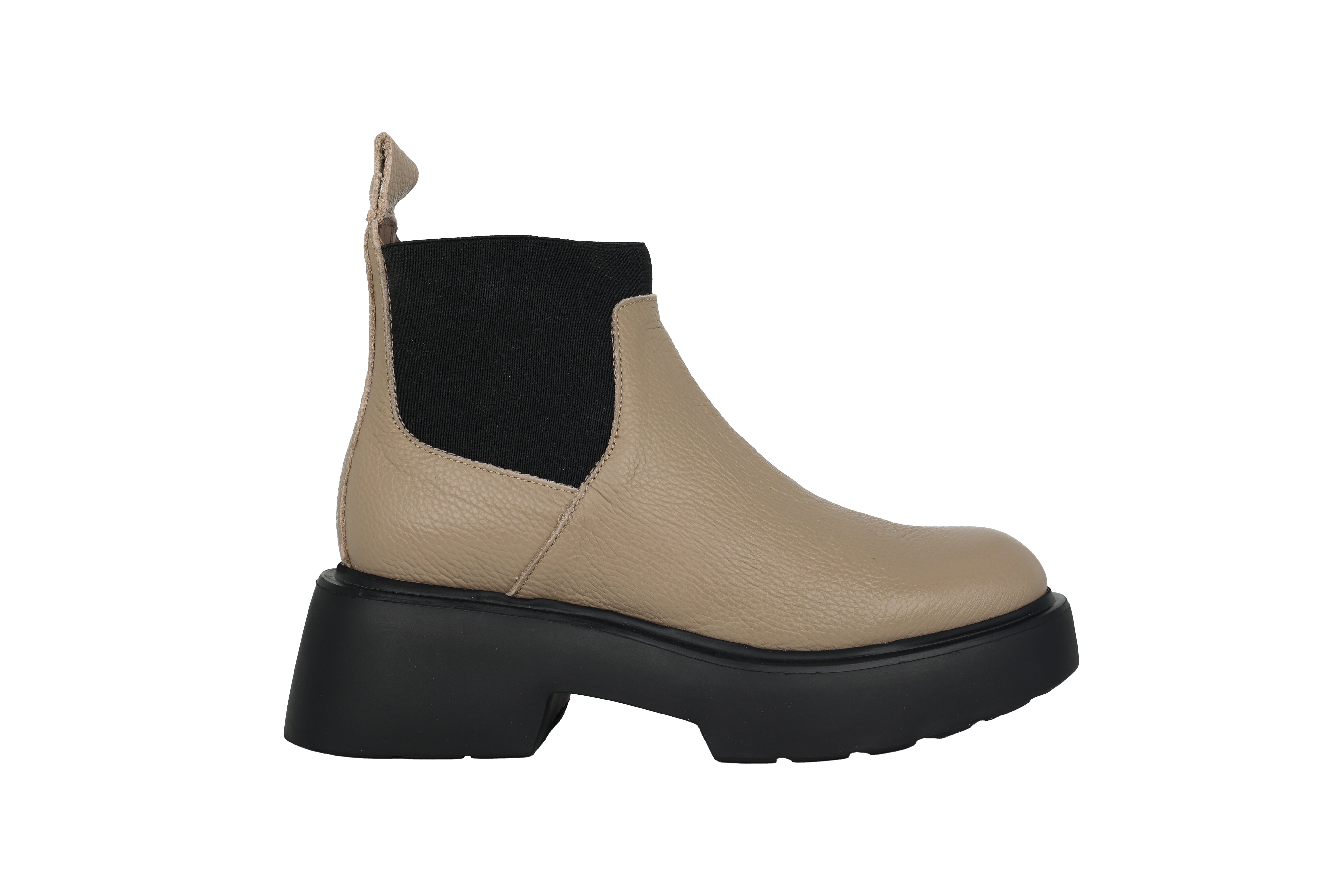 Dames enkellaars 'C-6712' - Taupe