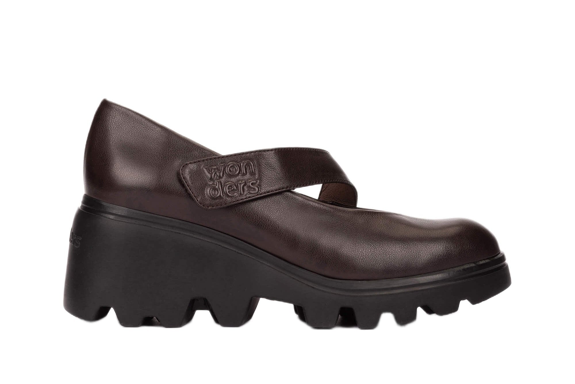 'Toronto 23' leather mary jane shoes - dark brown