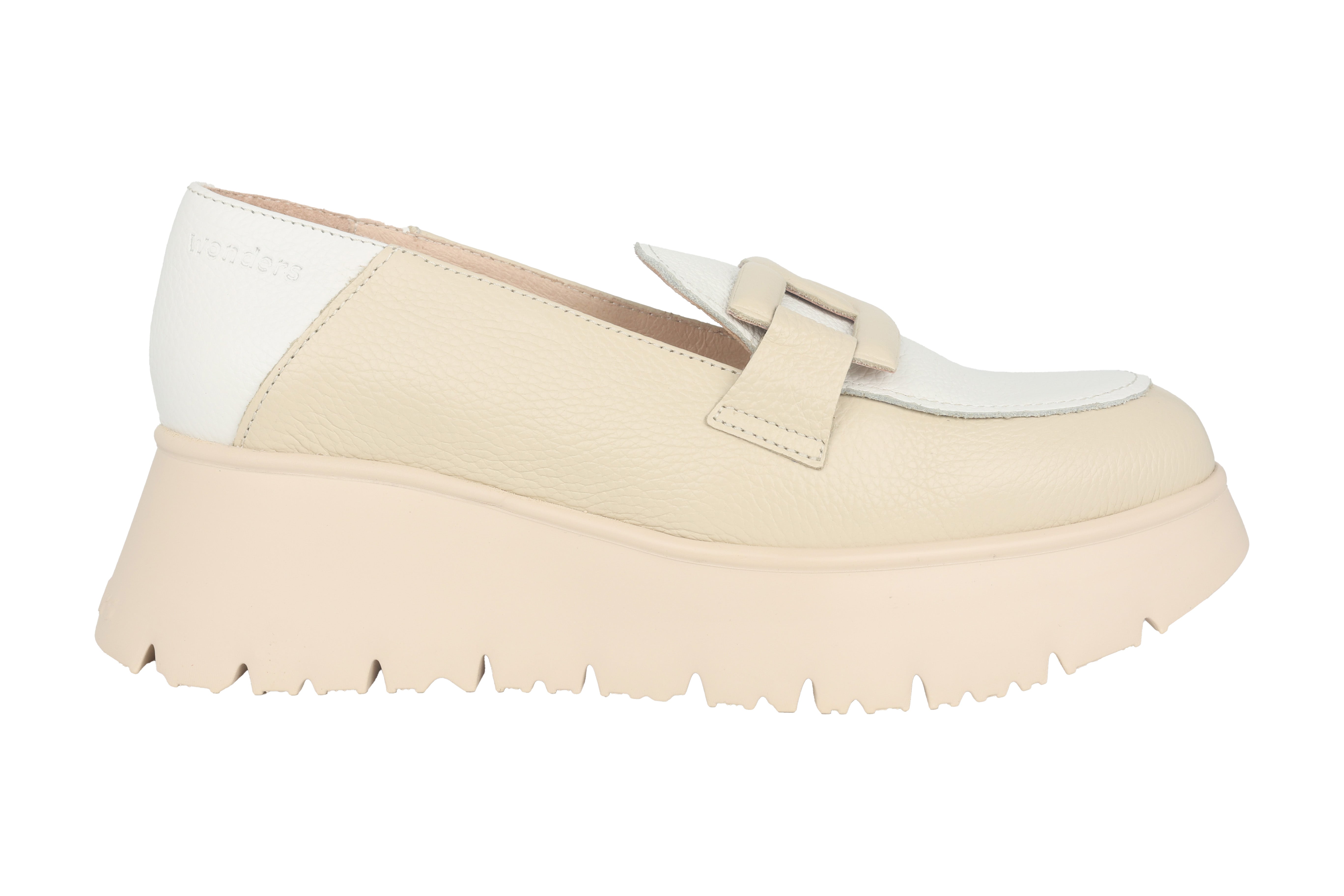 'Venecia' women's loafers - beige mix
