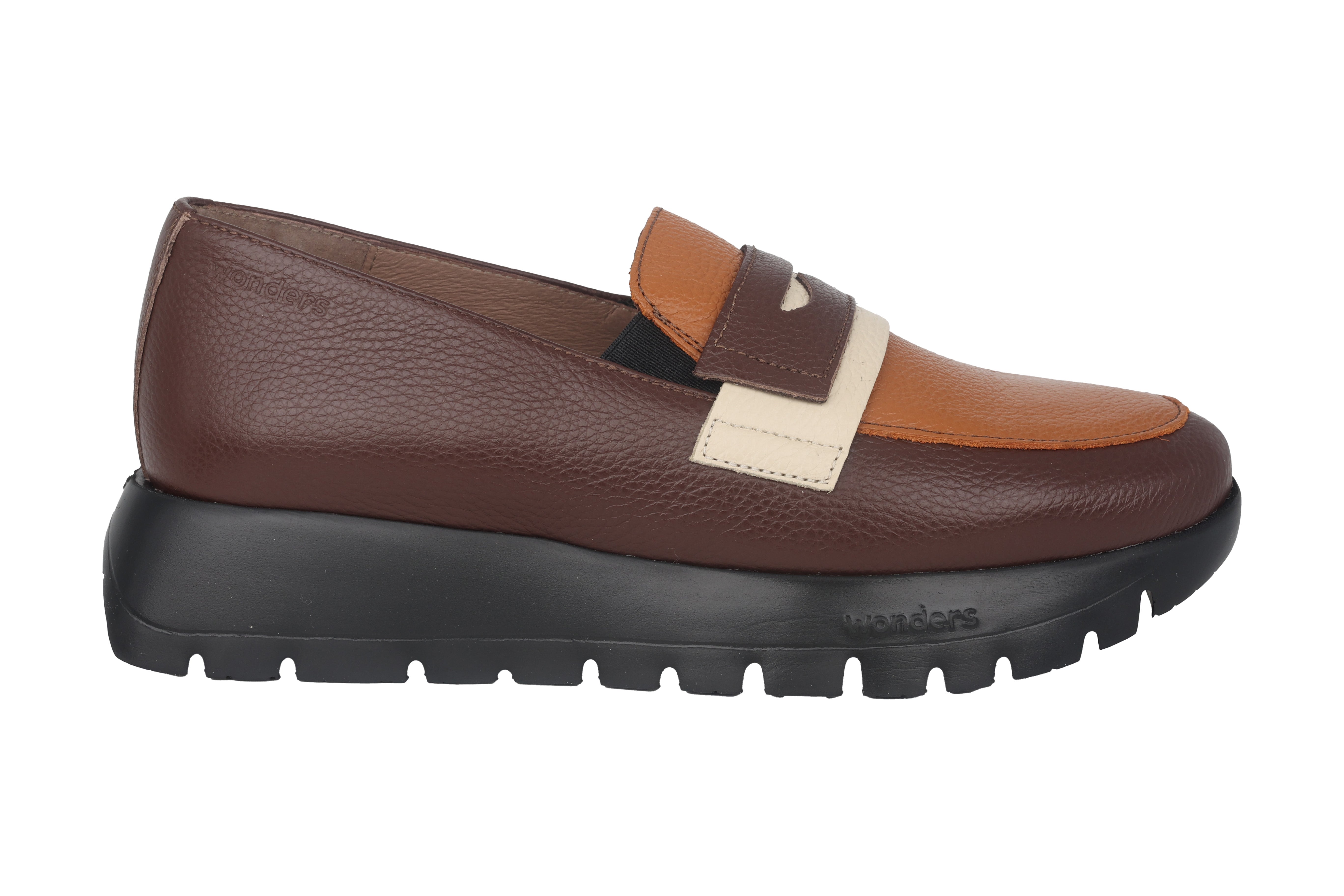 Mocassins femme 'Materia' - Marron