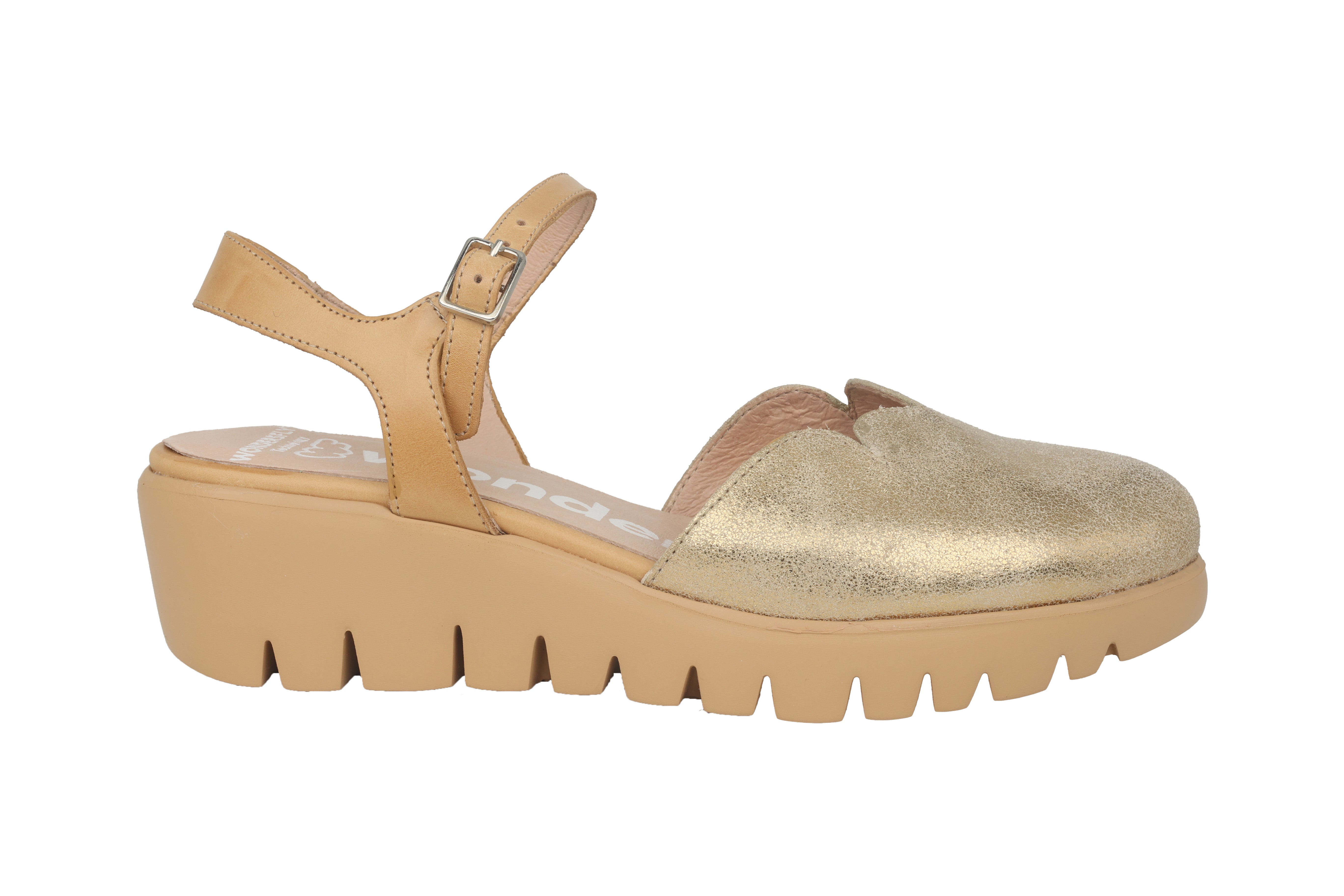 Sandalia mujer 'Caravaca' - Dorado