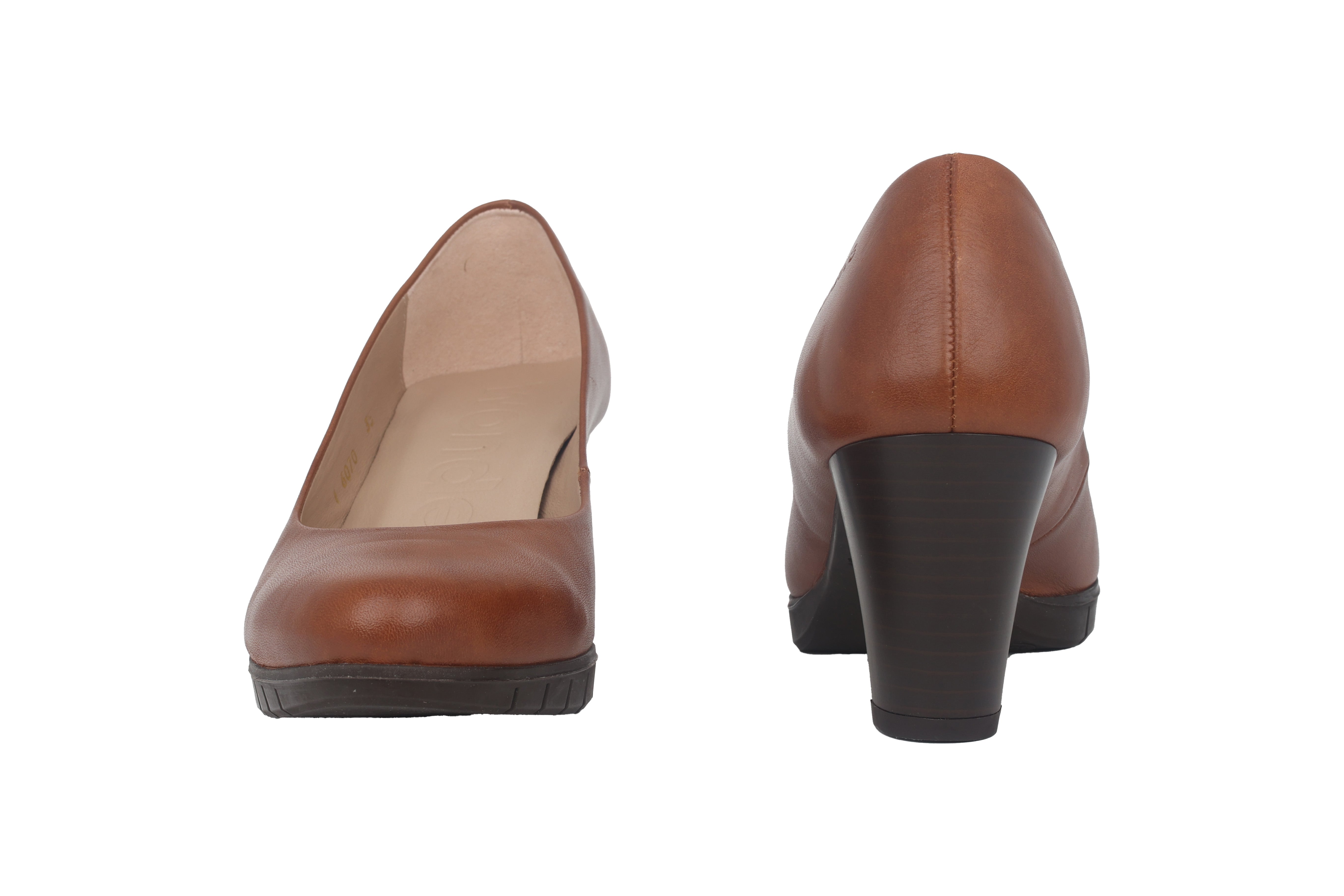 'Lucy' women's pump - Brown